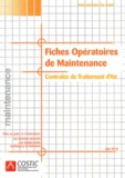  COSTIC - Fiches opératoires de maintenance - Centrales de traitement d'air. 1 Cédérom