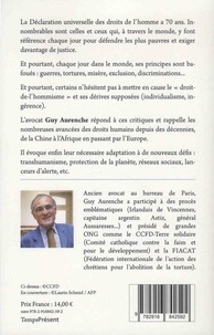 Droits humains : n'oublions pas notre idéal commun !. 70e anniversaire de la Déclaration universelle des droits de l'homme