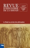 Edith Fuchs et Robert Lévy - Revue d'histoire de la Shoah N° 207, octobre 2017 : Des philosophes face à la Shoah.