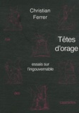 Christian Ferrer - Têtes d'orage - Essais sur l'ingouvernable.