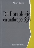 Albert Piette - De l'ontologie en anthropologie.