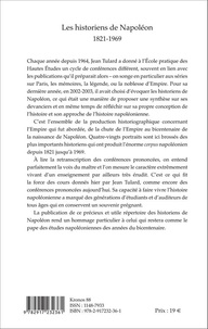 Les historiens de Napoléon (1821-1969) vus par Jean Tulard
