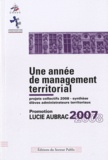  CNFPT - Une année de management territorial - Promotion Lucie Aubrac 2007-2008.