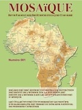  Collectif - Revue Mosaïque n°001 - Revue panafricaine des sciences juridiques comparées.