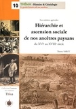 Thierry Sabot - Hiérarchie et ascension sociale de nos ancêtres paysans du XVIe au XVIIIe siècle - Les métiers agricoles.