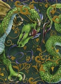  Encre Violette - Carnet dragon.