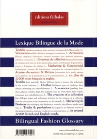 Lexique bilingue de la mode français-anglais et anglais-français 3e édition