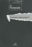 Ahmed Nordine Touil - Le sociographe N° 34, Janvier 2011 : Racismes ordinaires ?.