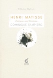 Dominique Sampiero - Effacement - Une lecture d'une Etude pour saint Dominique (1948-1949), Henri Matisse, musée départemental Matisse, Le Cateau-Cambrésis.