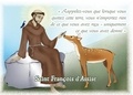  Anonyme - Images saintes "Saint-François d'Assise" par lot de 10.