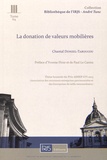 Chantal Donzel-Taboucou - La donation de valeurs mobilières.