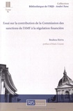 Boubou Keita - Essai sur la contribution de la Commission des sanctions de l'AMF à la régulation financière.