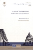 Marie Duponchelle - Le droit à l'interopérabilité - Etude de droit de la consommation.