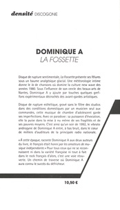Dominique A. La Fossette