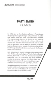 Patti Smith. Horses