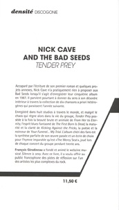 Nick Cave & The Bad Seeds. Tender Prey