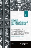  Legitech - Revue internationale du patrimoine - N° 2, juin 2019. La nouvelle transparence et les obligations de reporting.