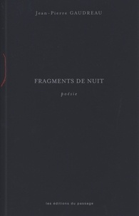 Editions Museo - Fragments de nuit.