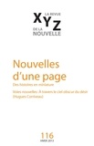 Jean-Pierre April et Jean-Paul Beaumier - XYZ. La revue de la nouvelle. No. 116, Hiver 2013 - Nouvelles d’une page.