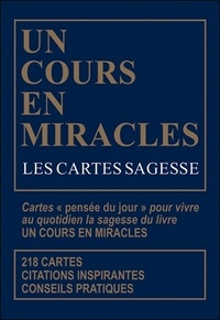  Octave éditions - Un cours en miracles - Les cartes sagesse.