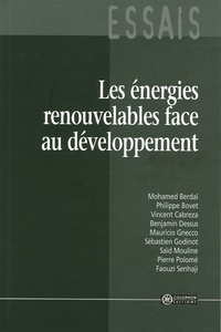 Mohamed Berdai - Les énergies renouvelables face au développement.