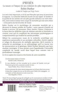 Amitiés. La nature et l'impact de nos relations les plus importantes