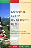 Yves Michelin - Revue d'Auvergne N° 571 : Des paysages pour le développement local - Expériences et recherches innovantes dans le Massif Central.
