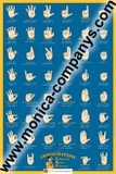  Monica Companys - Configurations Langue des signes française - 4 affiches format 40x60.