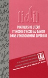 Michel Dabène et Yves Reuter - LIDIL N° 17, Mars 1998 : Pratiques de l'écrit et modes d'accès au savoir dans l'enseignement supérieur.