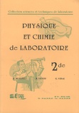 Suzanne Beaufils et René Vento - Physique et chimie de laboratoire 2de.