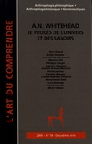 Philippe Forget - L'art du Comprendre N° 18/2009 : A. N. Whitehead - Le procès de l'univers et des savoirs.