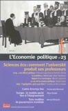 François Legendre et Yannick L'Horty - L'Economie politique N° 23, Juillet 2004 : Sciences éco : comment l'université produit ses professeurs.