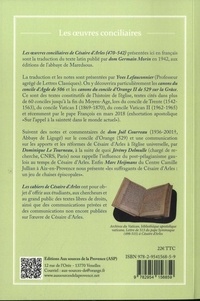 Les cahiers de Césaire d'Arles. Tome 1, Oeuvres conciliaires
