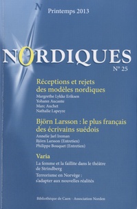 Eric Eydoux - Nordiques N° 25, Printemps 2013 : Réceptions et rejets des modèles nordiques.