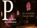 Christine Durand-Riquet et Jacques Teissier - Paroles de lumière - Les vitraux de Claude Viallat, Notre-Dame des Sablons, Aigues-Mortes.