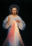  Miséricorde divine - Reproduction du tableau original de Jésus miséricordieux.