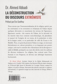 La déconstruction du discours extrémiste