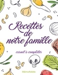 Éditions Mémorialiste et Claire Garand - Les Mémorables 1 : Recettes de notre famille - Carnet à compléter.