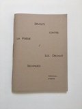 Antonin Artaud - Revolte contre la poesie / les dix-huit secondes.