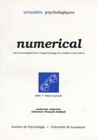 François Gaillard - Numerical - Test neurocognitif pour l'apprentissage du nombre et du calcul.