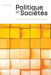 Sébastien Chailleux et Aboubacar Dakuyo - Politique et Sociétés. Vol. 38 No. 2,  2019.