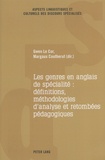 Gwen Le Cor et Margaux Coutherut - Les genres en anglais de spécialité : définitions, méthodologies d'analyse et retombées pédagogiques.