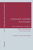 Breffni O'rourke et Lorna Carson - Language Learner Autonomy: Policy, Curriculum, Classroom - A Festschrift in Honour of David Little.