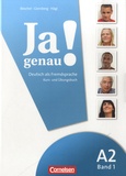 Claudia Böschel et Dagmar Giersberg - Ja ! Genau - A2 - Band 1 - Kurs - und Übungsbuch Deutsch als Fremdsprache. 1 CD audio