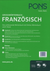 PONS Grosswörterbuch Französisch. Französisch-Deutsch ; Deutsch-Französisch