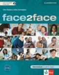 Chris Redston et Gillie Cunningham - face2face. Intermediate. Students Book. With CD-ROM - Level 3. B1-B2.