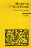  Collectif - Historia von D. Johann Fausten - Kritische Ausgabe.