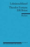 Theodor Fontane - Effi Briest. Lektüreschlüssel für Schüler.