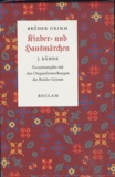 Jakob et Wilhelm Grimm - Kinder und Hausmärchen - 3 bände.