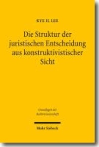 Die Struktur der juristischen Entscheidung aus konstruktivistischer Sicht.